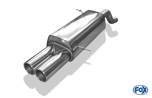 FOX Ford Fiesta VII ST200 Endschalldämpfer - 2x90 Typ 12