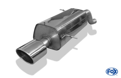 FOX Ford Fiesta VII ST Endschalldämpfer - 129x106 Typ 32