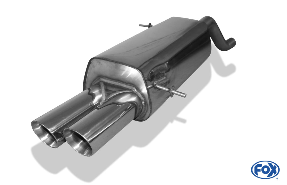 FOX Ford Fiesta VII/ Fiesta VII Sport Endschalldämpfer - 2x80 Typ 25