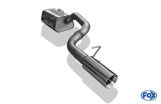 FOX Ford Focus II Fließheck Endschalldämpfer Ø63,5mm - 1x90 Typ 24 einseitig