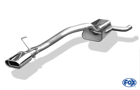 FOX Ford Focus II Fließheck Endschalldämpfer Ø63,5mm - 135x80 Typ 53 einseitig