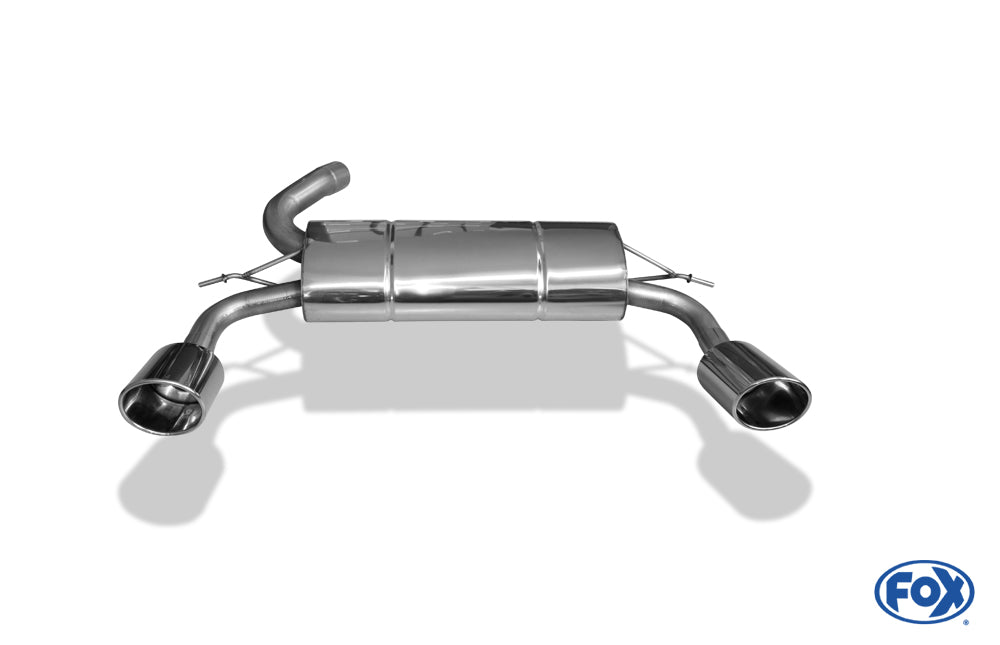 FOX Ford Focus II RS Endschalldämpfer rechts/links - 129x106 Typ 32 rechts/links