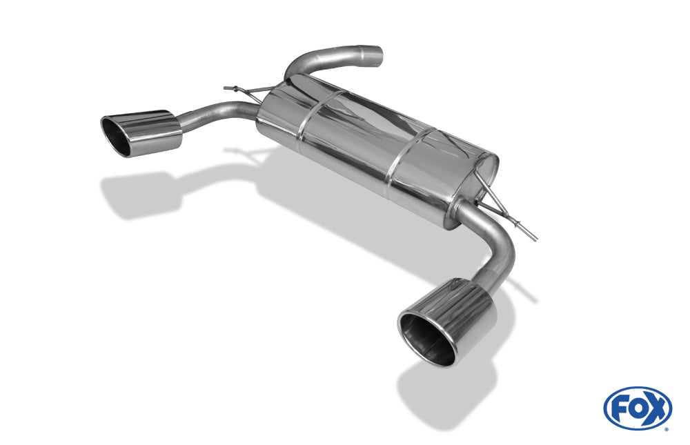 FOX Ford Focus II RS Endschalldämpfer rechts/links - 129x106 Typ 32 rechts/links