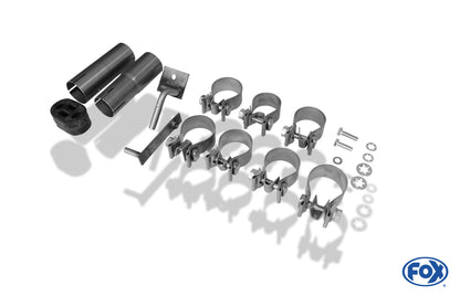 FOX Ford Focus II Fließheck Facelift Endschalldämpfer Ausgang rechts/links - 1x90 Typ 13 rechts/links