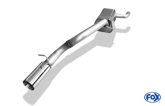 FOX Ford Focus II Fließheck Facelift Endschalldämpfer Ø63,5mm - 1x90 Typ 24 einseitig