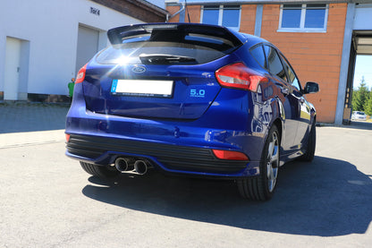 FOX Ford Focus III ST Fließheck Endschalldämpfer quer Ausgang mittig - 2x100 Typ 25 mittig