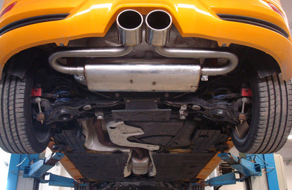 FOX Ford Focus III ST Fließheck Endschalldämpfer quer Ausgang mittig - 2x115x85 Typ 32 mittig