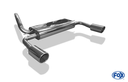 FOX Ford Focus III Turnier Ecoboost Endschalldämpfer Ausgang rechts/links - 1x100 Typ 16 rechts/links