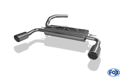 FOX Ford Focus III Turnier Ecoboost Endschalldämpfer Ausgang rechts/links - 1x100 Typ 16 rechts/links