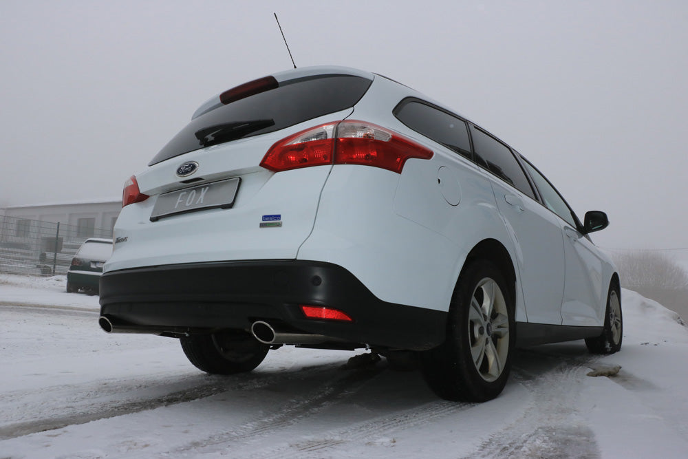 FOX Ford Focus III Ecoboost - Turnier/ Kombi Endschalldämpfer Ausgang rechts/links - 106x71 Typ 32 rechts/links