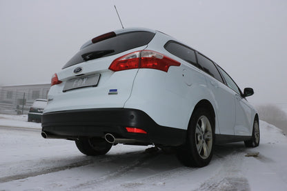 FOX Ford Focus III Ecoboost - Turnier/ Kombi Endschalldämpfer Ausgang rechts/links - 106x71 Typ 32 rechts/links