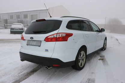 FOX Ford Focus III Ecoboost - Turnier/ Kombi Endschalldämpfer Ausgang rechts/links - 106x71 Typ 32 rechts/links