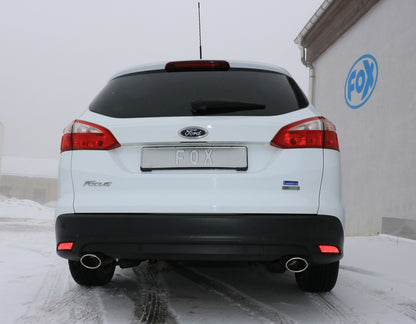 FOX Ford Focus III Ecoboost - Turnier/ Kombi Endschalldämpfer Ausgang rechts/links - 106x71 Typ 32 rechts/links