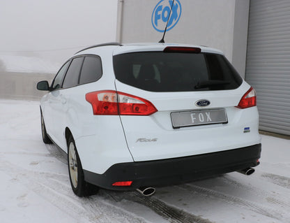 FOX Ford Focus III Ecoboost - Turnier/ Kombi Endschalldämpfer Ausgang rechts/links - 106x71 Typ 32 rechts/links