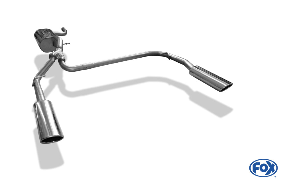 FOX Ford Focus III Ecoboost - Turnier/ Kombi Endschalldämpfer Ausgang rechts/links - 106x71 Typ 32 rechts/links