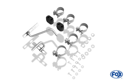 FOX Ford Focus III Ecoboost - Turnier/ Kombi Endschalldämpfer Ausgang rechts/links - 106x71 Typ 32 rechts/links