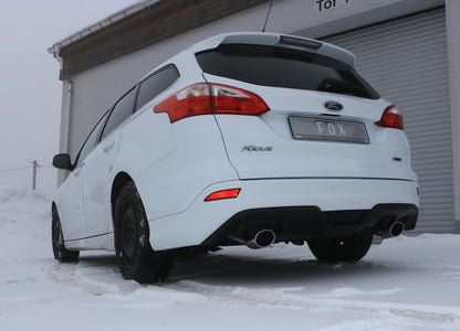 FOX Ford Focus III Ecoboost - Turnier/ Kombi mit Stylingpaket Endschalldämpfer Ausgang rechts/links - 115x85 Typ 32 rechts/links