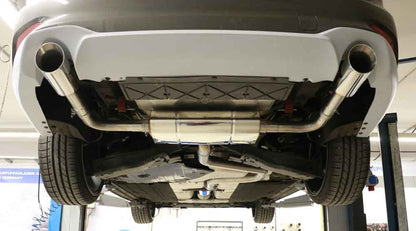 FOX Ford Focus IV Turnier/ Kombi ST-Look Endschalldämpfer Ausgang rechts/links - 1x100 Typ 25 rechts/links für originale ST Stoßstange