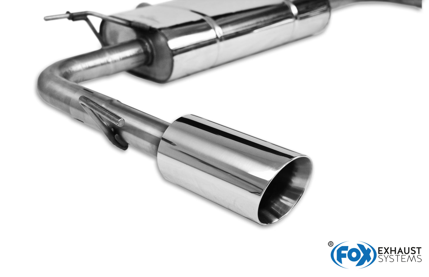 FOX Ford Focus IV Turnier/ Kombi ST-Look Endschalldämpfer Ausgang rechts/links - 1x100 Typ 25 rechts/links für originale ST Stoßstange