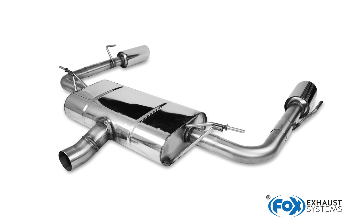 FOX Ford Focus IV Turnier/ Kombi ST-Look Endschalldämpfer Ausgang rechts/links - 1x100 Typ 25 rechts/links für originale ST Stoßstange
