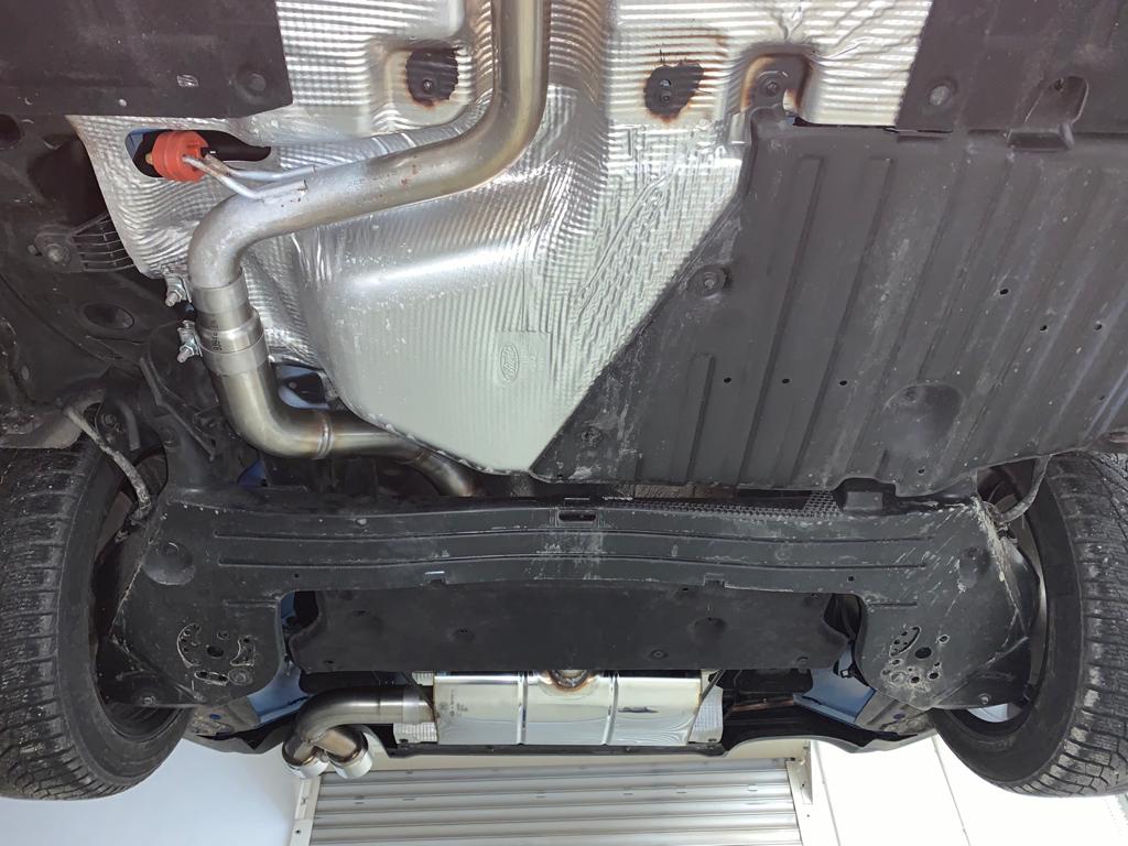 FOX Ford Focus IV ST-Line - starre Hinterachse Endschalldämpfer Ausgang rechts - 2x90 Typ 25