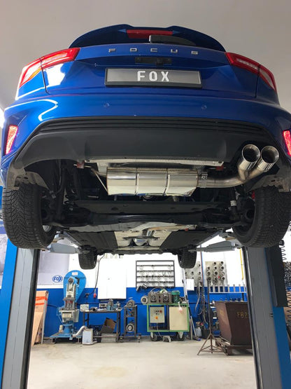 FOX Ford Focus IV ST-Line - starre Hinterachse Endschalldämpfer Ausgang rechts - 2x90 Typ 25