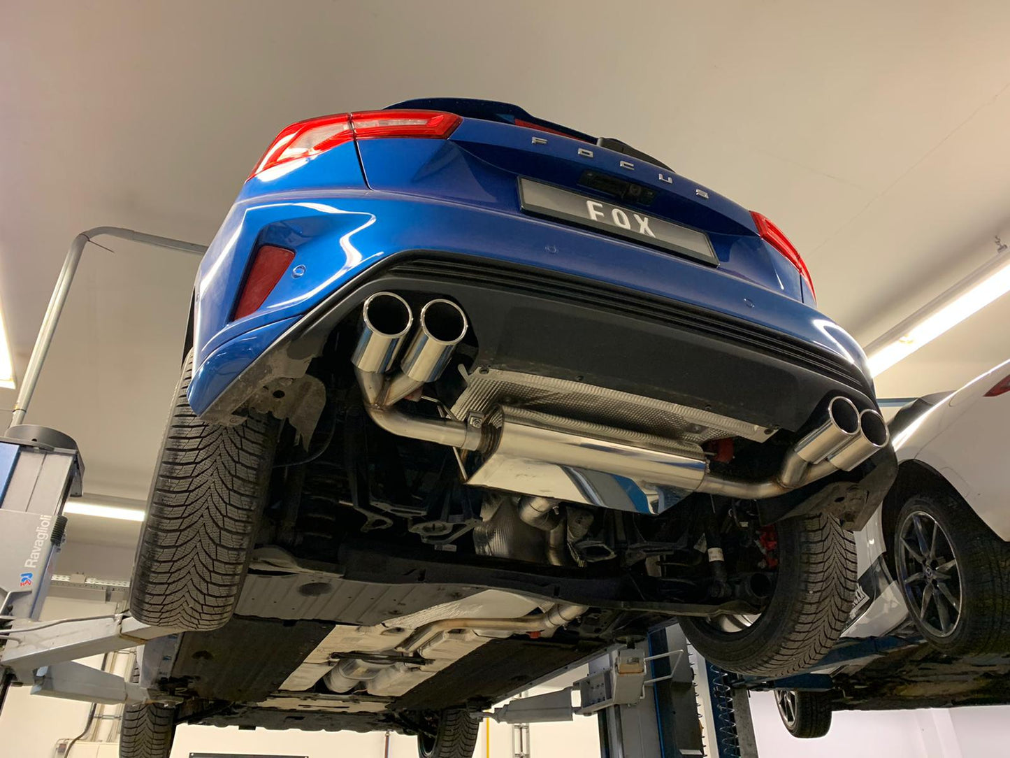 FOX Ford Focus IV ST-Line - starre Hinterachse Endschalldämpfer Ausgang rechts/links - 2x90 Typ 16 rechts/links