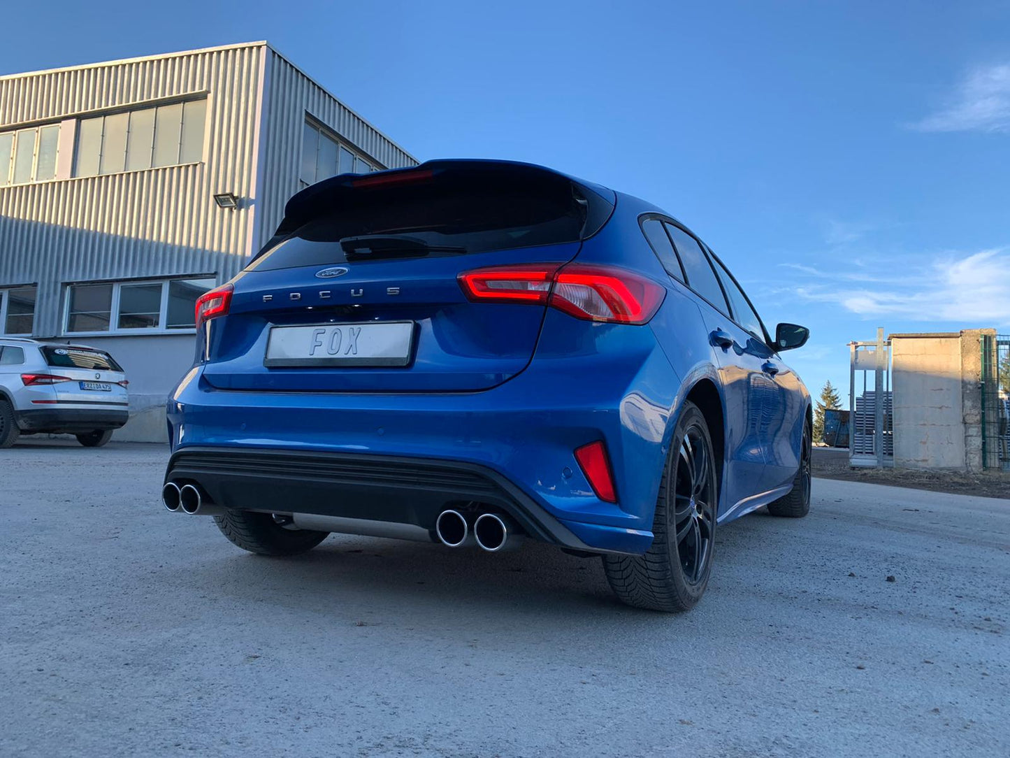 FOX Ford Focus IV ST-Line - starre Hinterachse Endschalldämpfer Ausgang rechts/links - 2x90 Typ 16 rechts/links