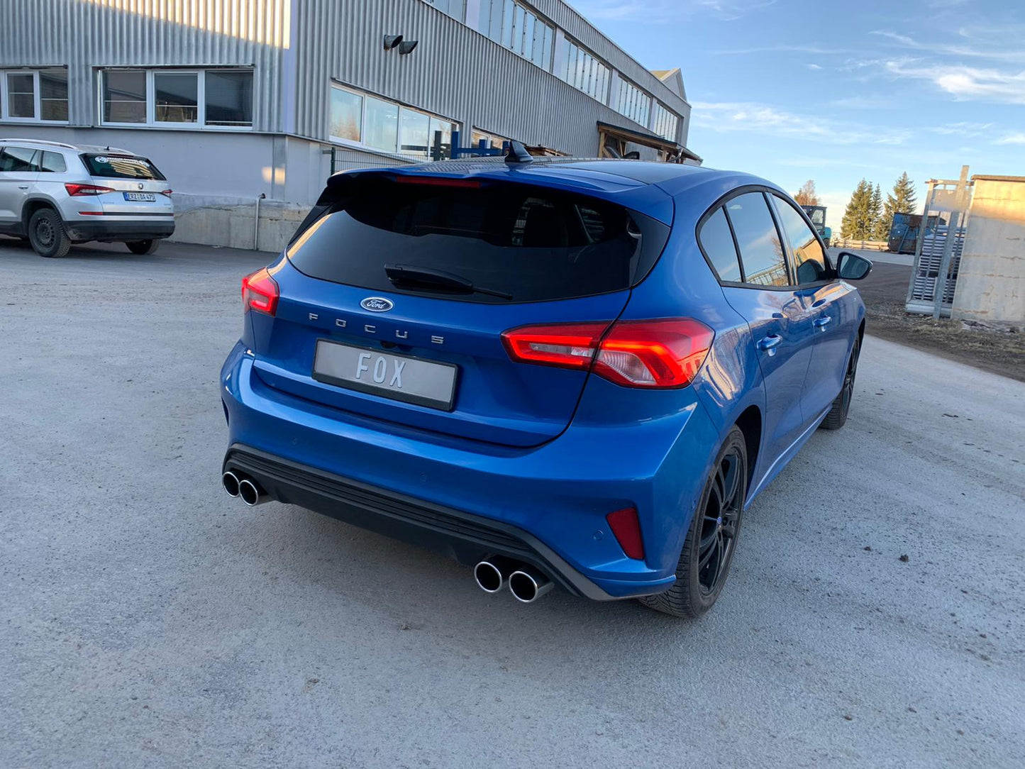 FOX Ford Focus IV ST-Line - Einzelradaufhängung Endschalldämpfer Ausgang rechts/links - 2x90 Typ 16 rechts/links