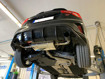 FOX Ford Focus IV ST Endschalldämpfer Ausgang rechts/links ab OPF - 1x100 Typ 25 rechts/links schwarz emalliert