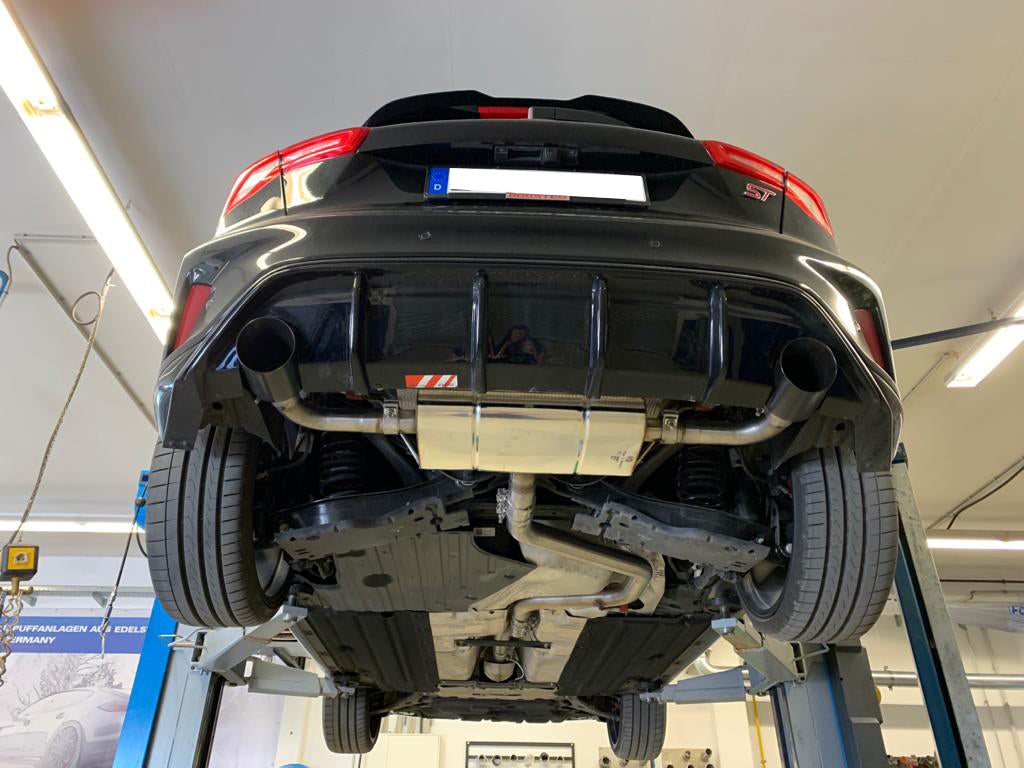 FOX Ford Focus IV ST Endschalldämpfer Ausgang rechts/links ab OPF - 1x100 Typ 25 rechts/links schwarz emalliert