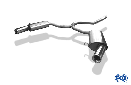 FOX Ford Mondeo I BNP Endschalldämpfer Ausgang rechts/links - 1x90 Typ 13 rechts/links
