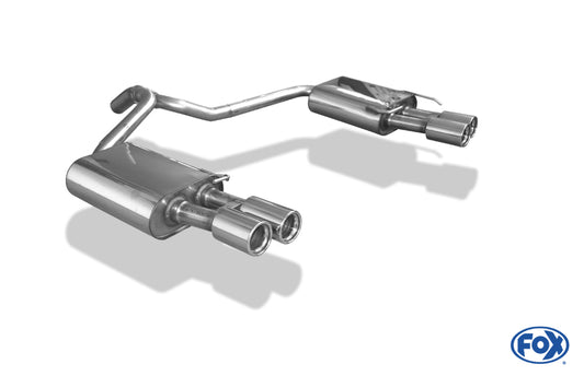 FOX Ford Mondeo IV Fließheck Endschalldämpfer rechts/links - 2x80 Typ 13 rechts/rechts