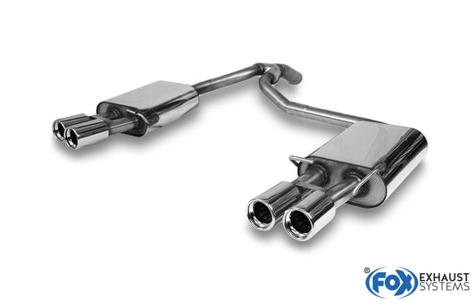 FOX Ford Mondeo IV Fließheck 2,5l Endschalldämpfer rechts/links - 2x80 Typ 13 rechts/links