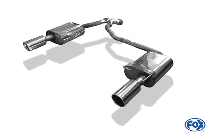 FOX Ford Mondeo IV Turnier Endschalldämpfer rechts/links - 1x100 Typ 16 rechts/links