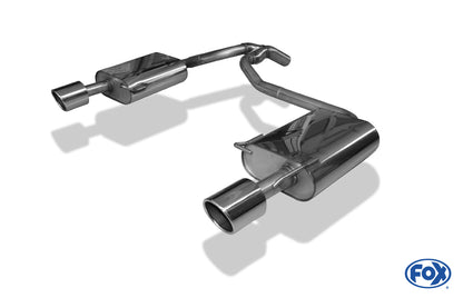 FOX Ford Mondeo IV Stufenheck - Titanium S Endschalldämpfer rechts/links - 1x100 Typ 16 rechts/links