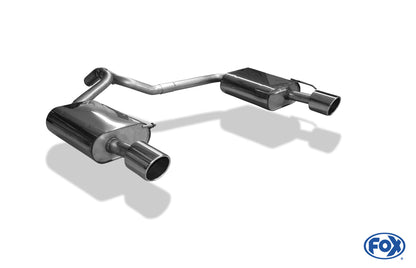 FOX Ford Mondeo IV Stufenheck - Titanium S Endschalldämpfer rechts/links - 1x100 Typ 16 rechts/links