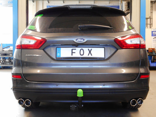 FOX Mondeo V Schrägheck/ Turnier/ Stufenheck Endschalldämpfer quer Ausgang rechts/links - 2x76 Typ 16 rechts/links