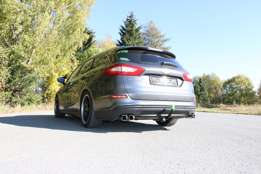 FOX Mondeo V Schrägheck/ Turnier/ Stufenheck Endschalldämpfer quer Ausgang rechts/links - 2x76 Typ 25 rechts/links