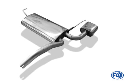FOX Ford Ka Endschalldämpfer - 150x70 Typ 53