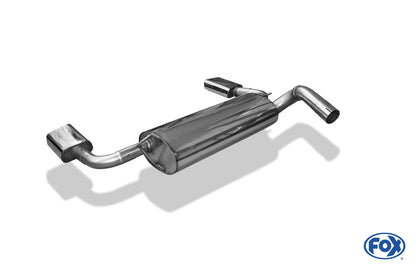 FOX Ford C-Max II Endschalldämpfer Ausgang rechts/links - 145x65 Typ 59 rechts/links