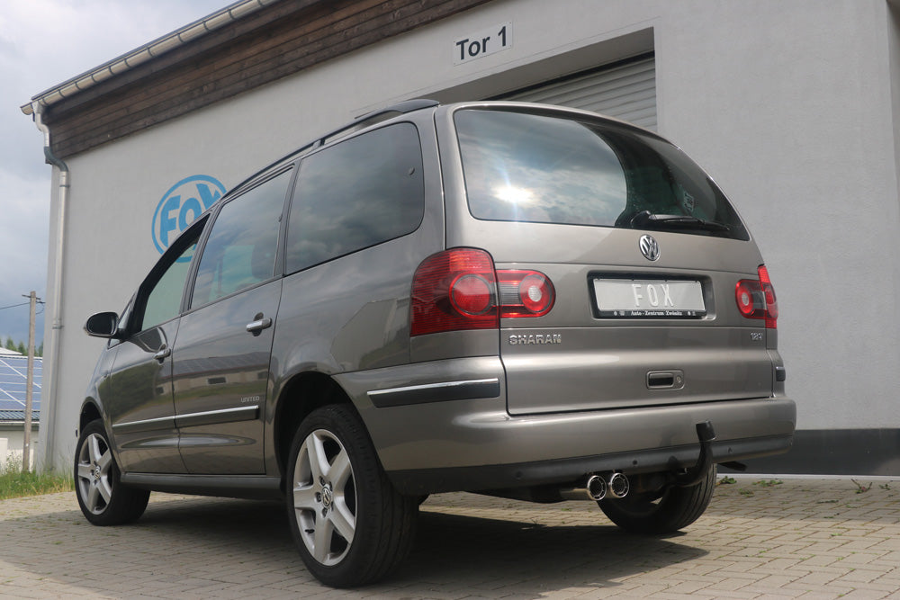 FOX Ford Galaxy WGR/ VW Sharan 7M Endschalldämpfer - 2x80 Typ 64
