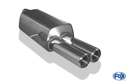 FOX Ford Galaxy WGR/ VW Sharan 7M Endschalldämpfer - 2x80 Typ 64