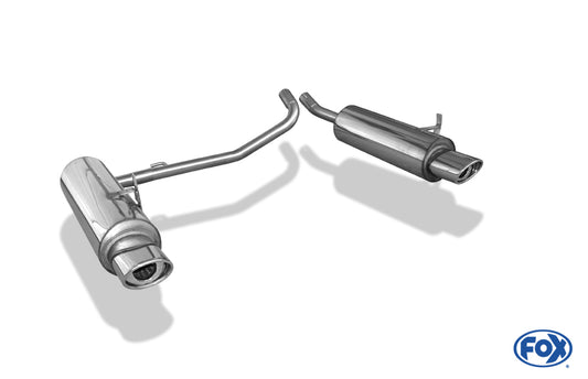 FOX Mazda Tribute Typ EP Endschalldämpfer rechts/links - 115x85 Typ 33 rechts/links