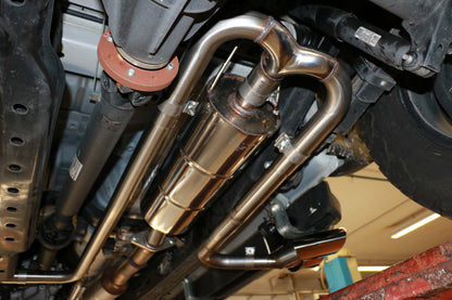 FOX Ford Ranger ab 09/2015 4x4 - Wildtrak Endschalldämpfer Sidepipe, Ausgang rechts und links am Fahrzeug - 2x115x85 Typ 38 rechts/links