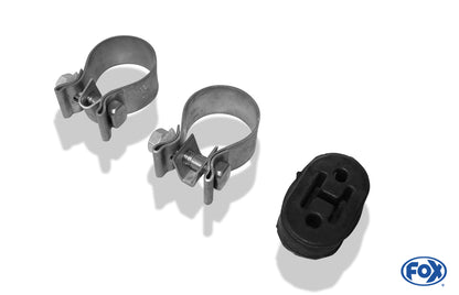 FOX Ford Cougar Typ BCV Endschalldämpfer rechts/links - 115x85 Typ 38 rechts/links