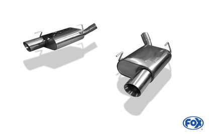 FOX Ford Mustang GT Coupe Endschalldämpfer rechts/links - 1x100 Typ 25 rechts/links
