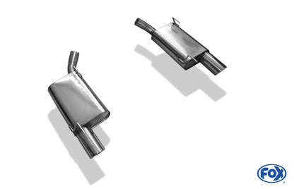 FOX Ford Mustang GT Coupe Endschalldämpfer rechts/links - 1x100 Typ 25 rechts/links