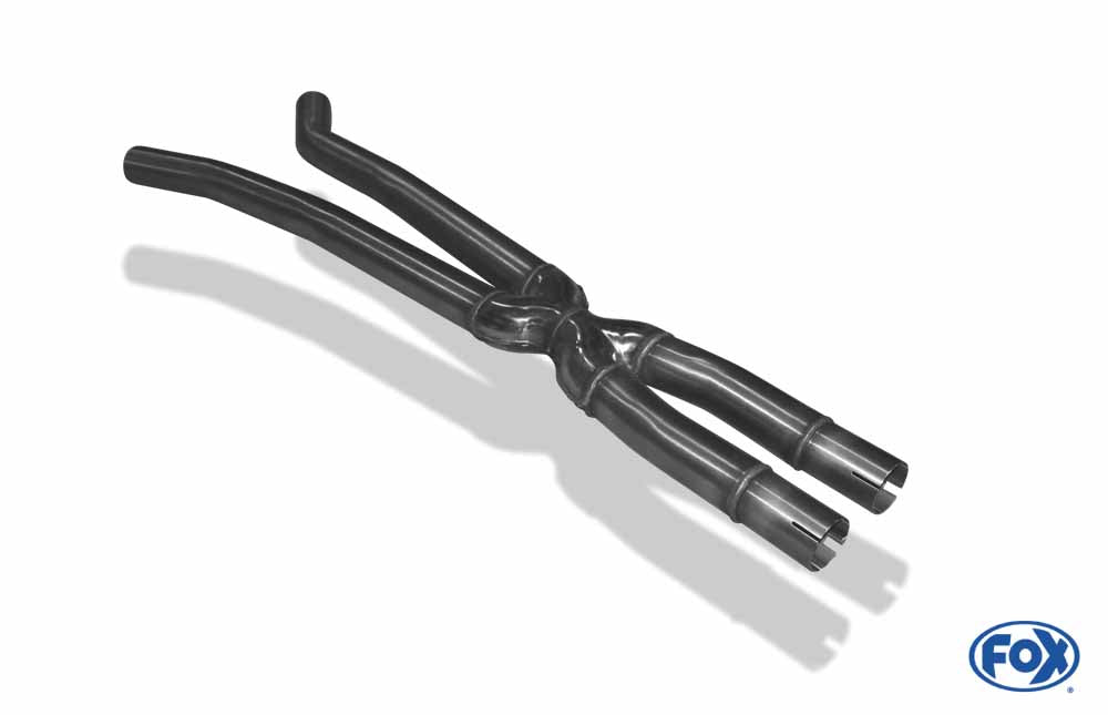 FOX Ford Mustang VI Coupe & Cabrio - 6/8-Zylinder Vorschalldämpferersatzrohr mit X-Pipe