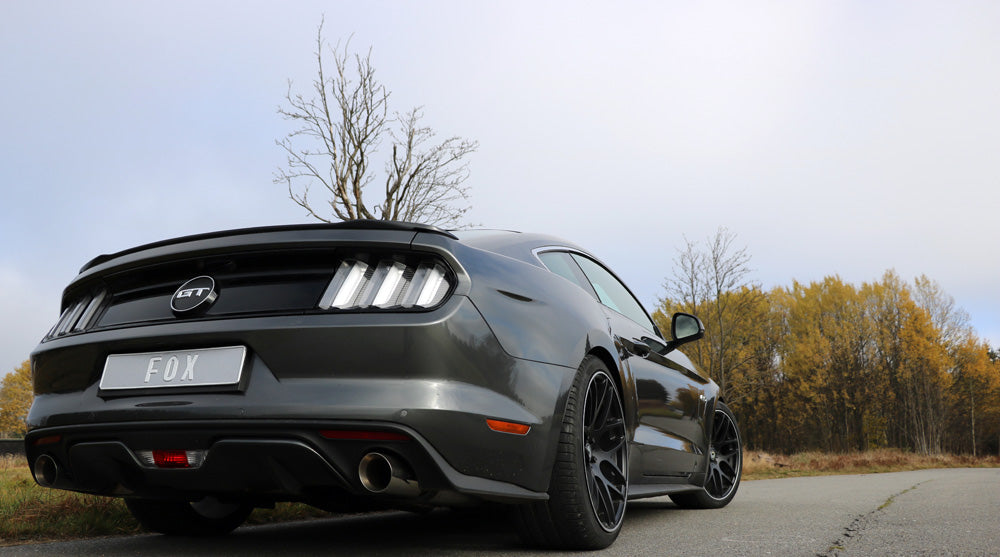 FOX Ford Mustang Coupe & Cabrio - 6/8-Zylinder Endschalldämpfer rechts/links - 1x100 Typ 25 rechts/links